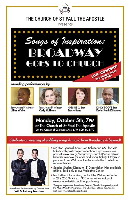 Sacred Sounds: Broadway Goes to Church!