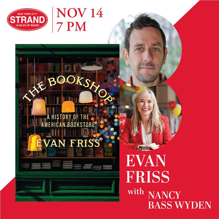 Evan Friss + Nancy Bass Wyden: The Bookshop