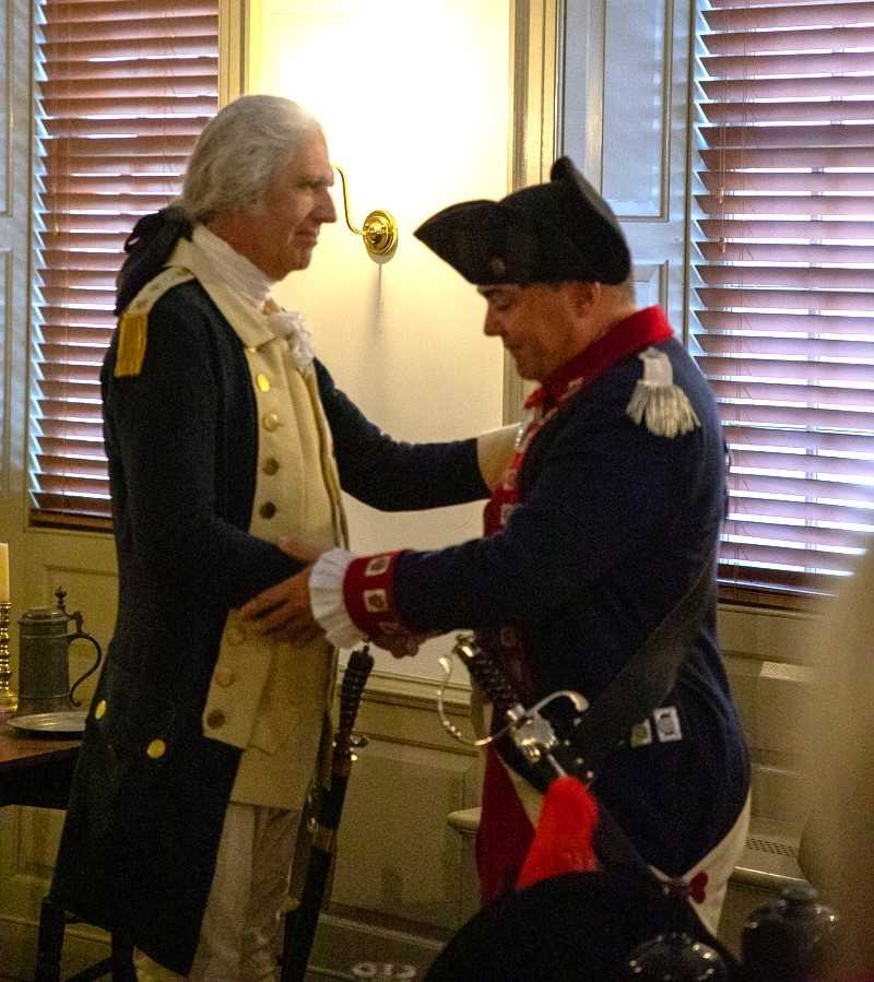 Washington's Farewell to his Officers Reenactment