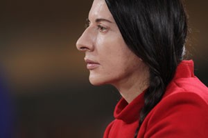 Marina Abramovic with Sir Norman Rosenthal